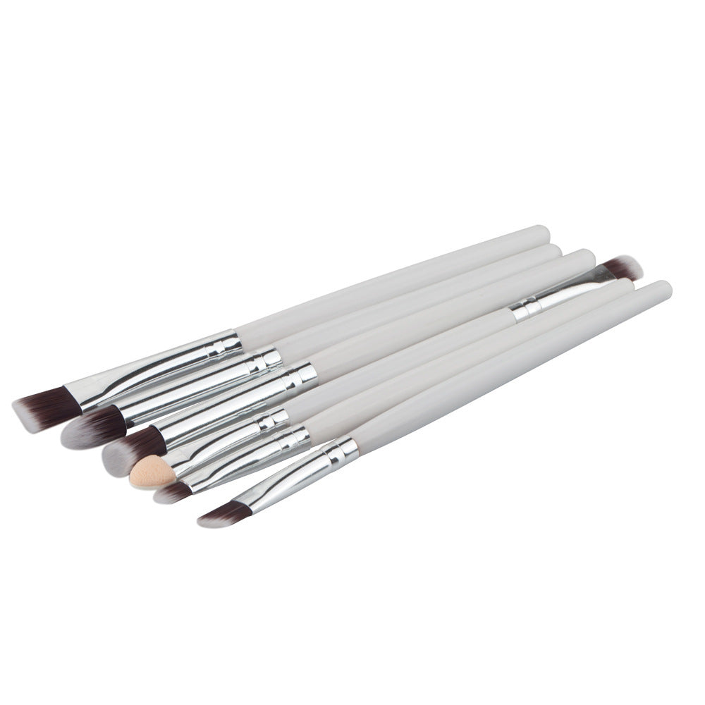Set de 6 Pinceaux Maquillage Yeux – Ombres, Sourcils, Lèvres & Eyeliner