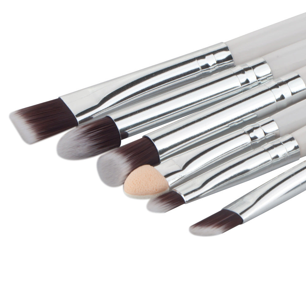 Set de 6 Pinceaux Maquillage Yeux – Ombres, Sourcils, Lèvres & Eyeliner