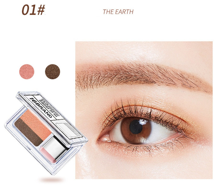 Palette Fard à Paupières Double Couleur LAIKOU – Waterproof & Ultra Brillance
