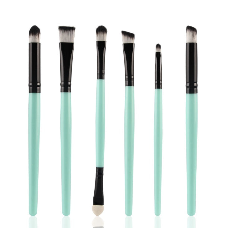 Set de 6 Pinceaux Maquillage Yeux – Ombres, Sourcils, Lèvres & Eyeliner