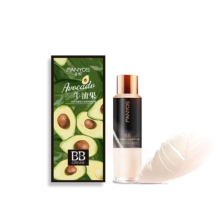 Crème BB à l'Avocat – Fond de Teint Cushion à Tête Champignon | Hydratation, Correction & Éclat