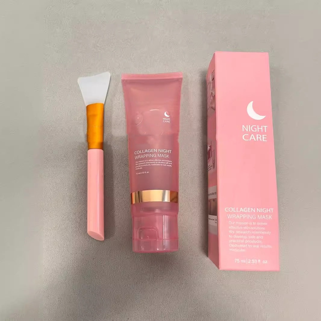 Masque de Nuit Hydratant à la Collagène – Réparez et Rafraîchissez Votre Peau Pendant Votre Sommeil