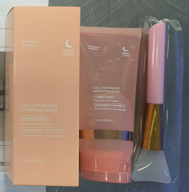 Masque de Nuit Hydratant à la Collagène – Réparez et Rafraîchissez Votre Peau Pendant Votre Sommeil