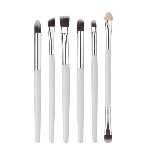 Set de 6 Pinceaux Maquillage Yeux – Ombres, Sourcils, Lèvres & Eyeliner