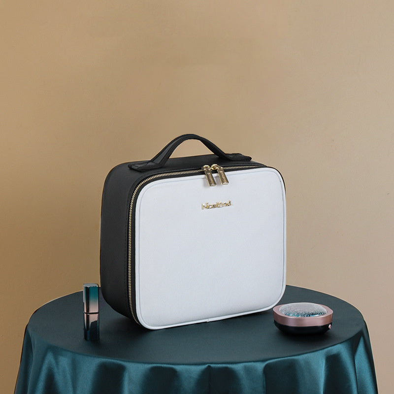 Sac de Rangement Cosmétiques Grande Capacité avec Lumière Intégrée