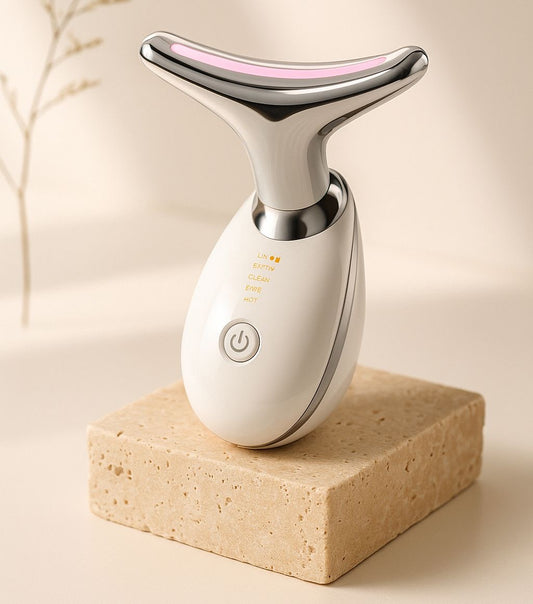 LED Neck Face Beauty Device Facial Massager