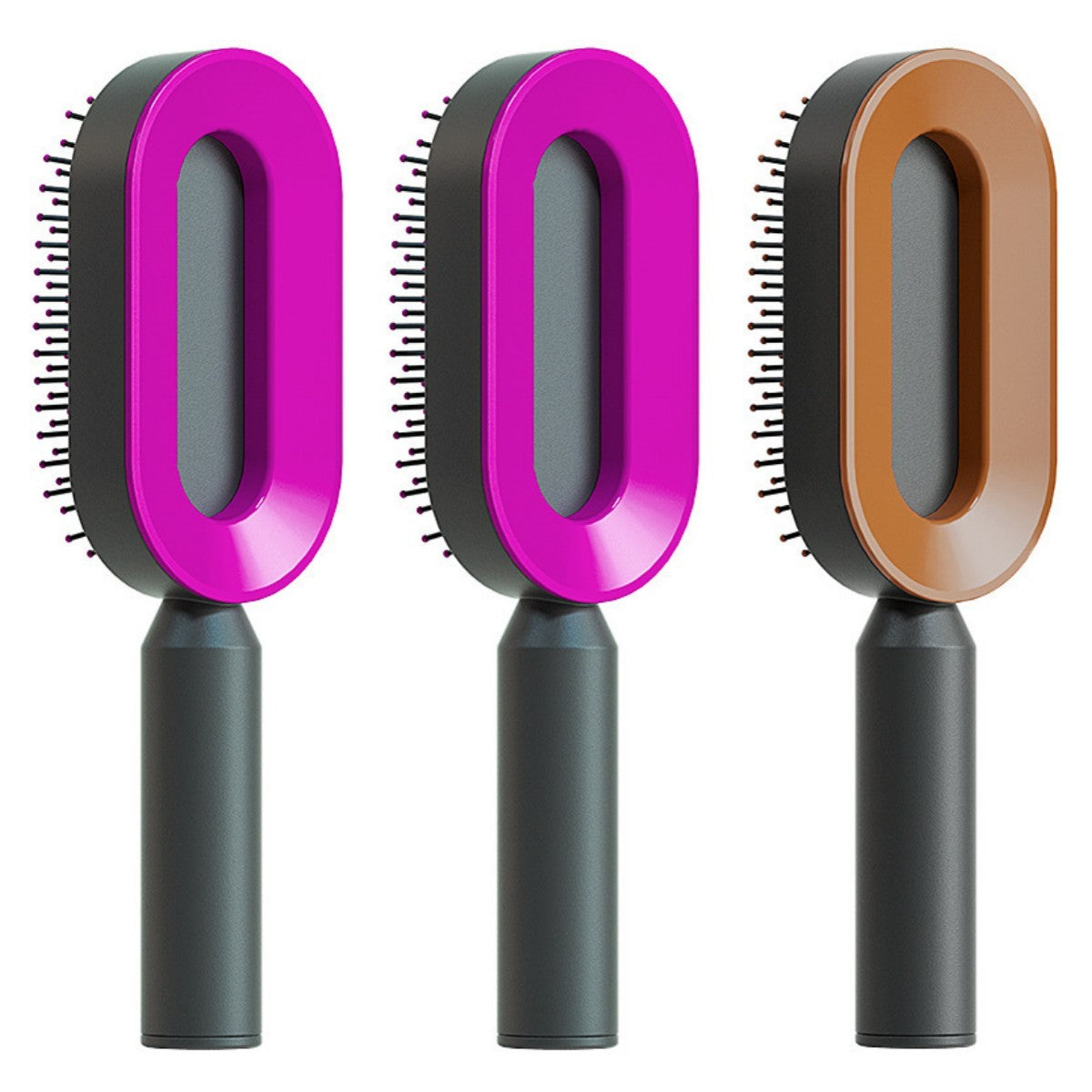 Brosse Auto-Nettoyante 3D – L’Allié Idéal pour des Cheveux Sains et Sans Douleur